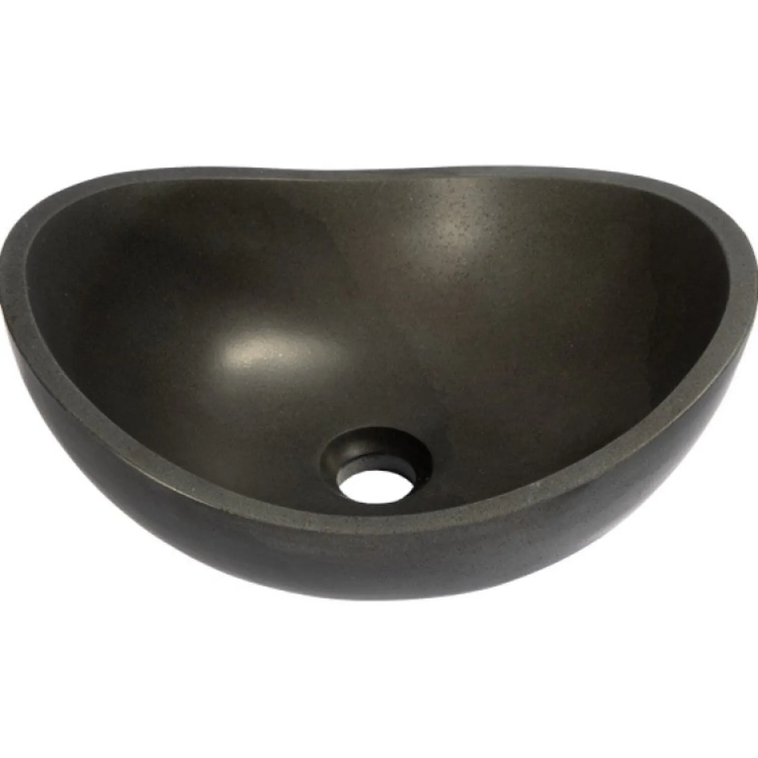 Best Small Lava Stone Canoe Vessel Sink Above Counter / Vessel Sinks