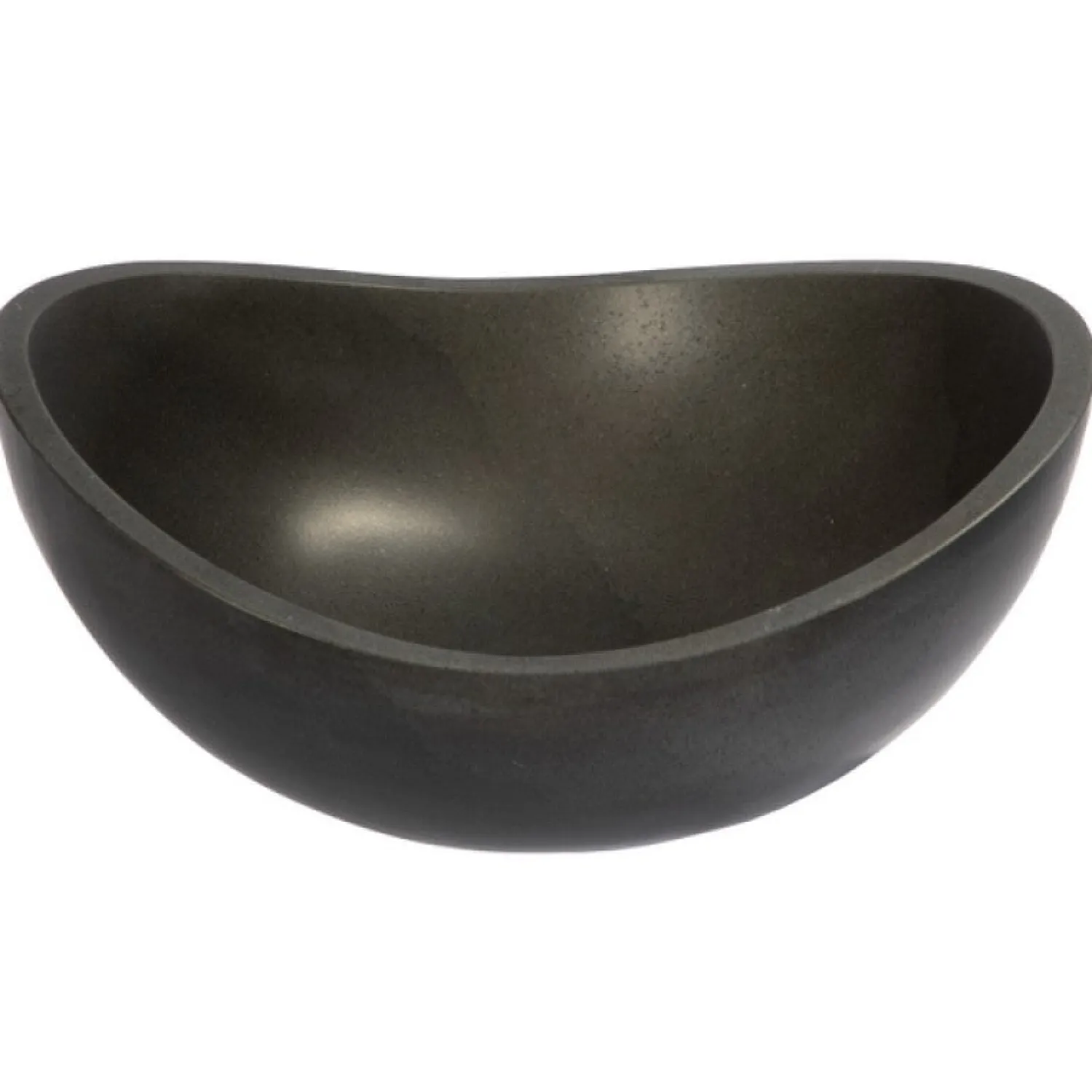 Best Small Lava Stone Canoe Vessel Sink Above Counter / Vessel Sinks