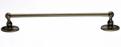 Hot Ed6Gbzc 18" Single Towel Bar With Oval Backplate In German Bronze Top Knobs|Towel Bars