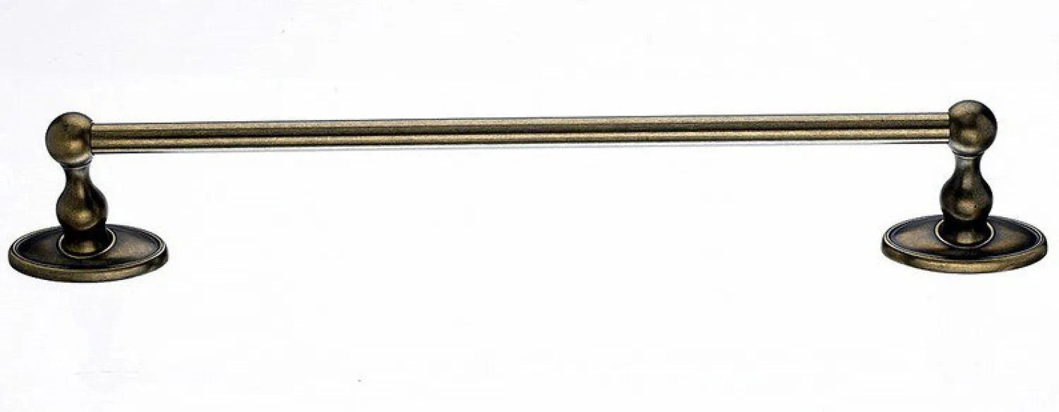 Hot Ed6Gbzc 18" Single Towel Bar With Oval Backplate In German Bronze Top Knobs|Towel Bars