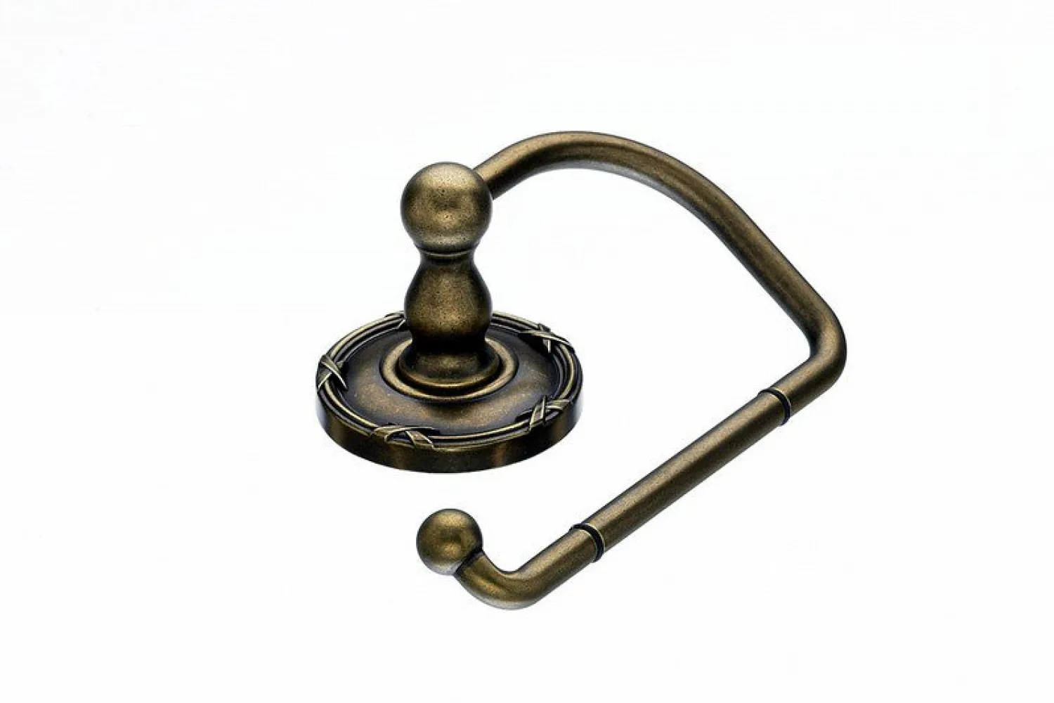 Best Ed4Gbze Tissue Hook With Ribbon & Reed Detail In German Bronze Top Knobs|Robe Hooks