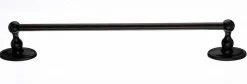 Best Ed6Orbc 18" Single Towel Bar With Oval Backplate In Oil Rubbed Bronze Top Knobs|Towel Bars