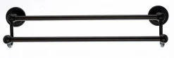 Sale Ed7Orbf 18" Double Towel Bar With Rope Detail In Oil Rubbed Bronze Top Knobs|Towel Bars