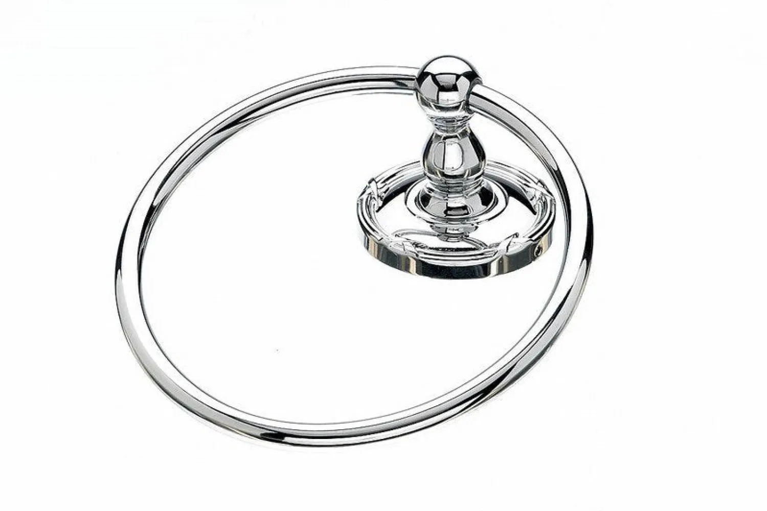 Online Ed5Pce Towel Ring With Ribbon & Reed Detail In Polished Chrome Top Knobs|Chrome Hardware