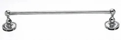 Outlet Ed6Pcf 18" Single Towel Bar With Rope Detail In Polished Chrome Top Knobs|Chrome Hardware