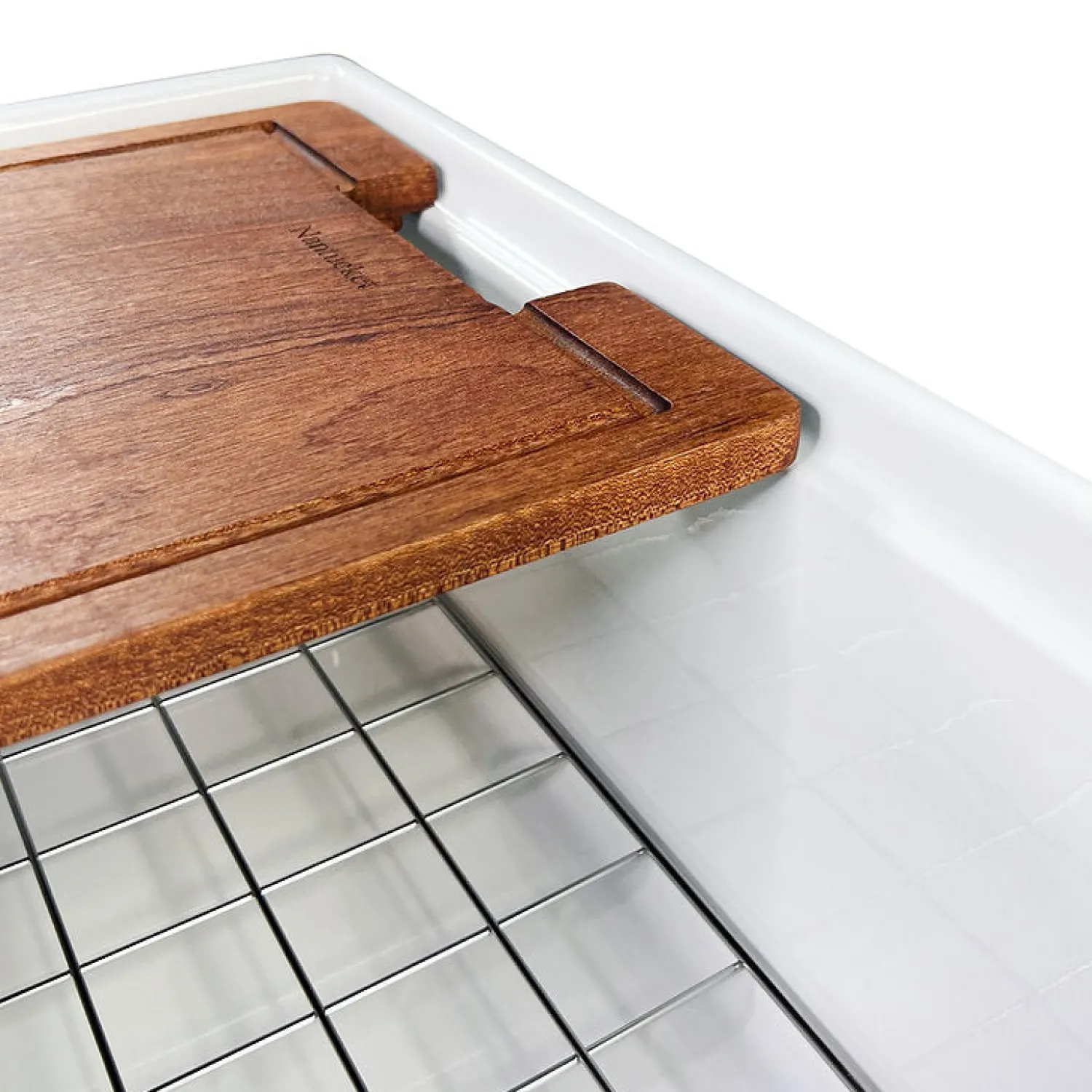 Outlet 36" Fireclay Farmhouse Workstation Single Bowl Sink Single Bowl Sinks|Apron Front / Farmhouse Sinks