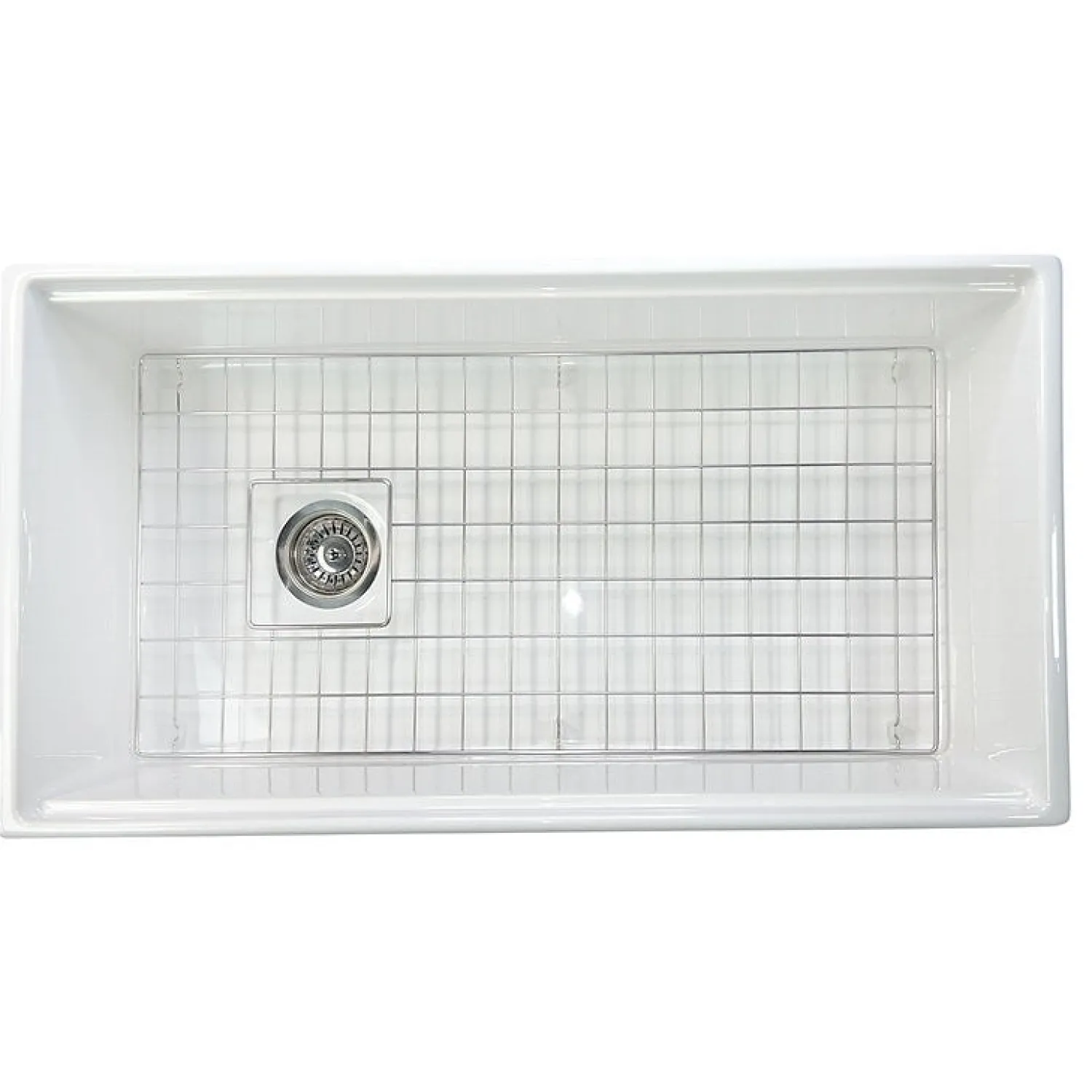 Outlet 36" Fireclay Farmhouse Workstation Single Bowl Sink Single Bowl Sinks|Apron Front / Farmhouse Sinks