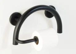 Discount Half Moon Grab Bar with Toilet Paper Holder Grab Bars|Shower Seats