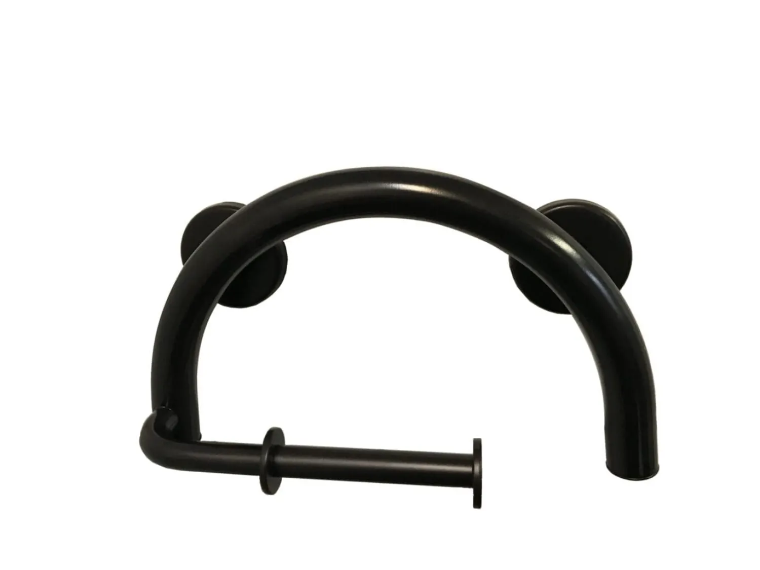Discount Half Moon Grab Bar with Toilet Paper Holder Grab Bars|Shower Seats