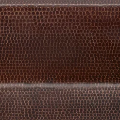Clearance 30" Hammered Copper Apron Front Single Basin Kitchen Sink in Glazed Black Apron Front / Farmhouse Sinks