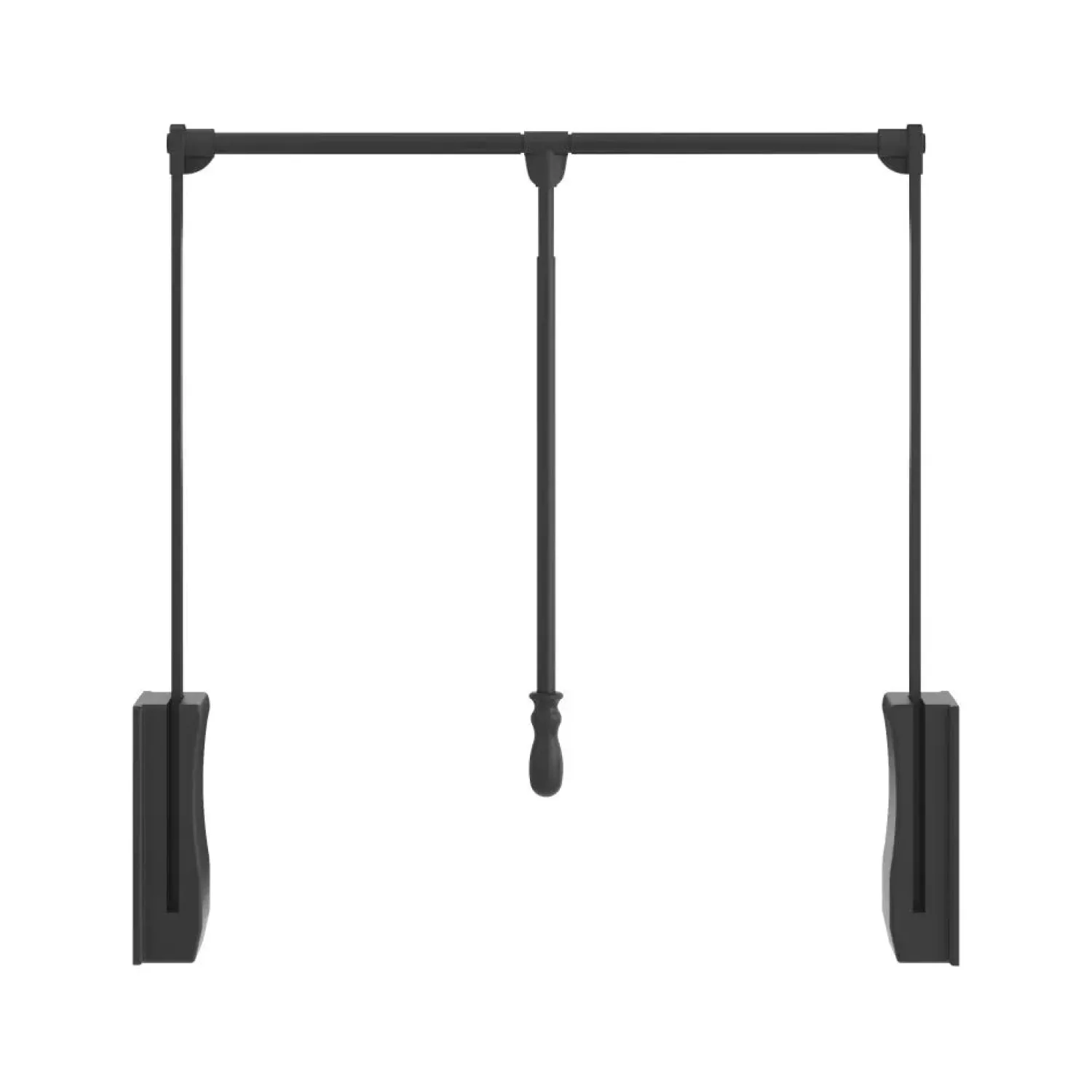 Best Black Powder Coat Soft-close Expanding Wardrobe Lift Closet & Storage|Storage & Organization