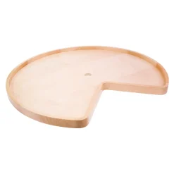 Sale 24" Diameter Kidney Wooden Lazy Susan with Hole Storage & Organization
