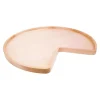 Discount 28" Diameter Kidney Wooden Lazy Susan without Hole Storage & Organization