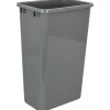 Hot Gray 50 Quart Plastic Waste Container Storage & Organization