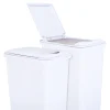Best Lid for 50-Quart Plastic Waste Container in White Storage & Organization