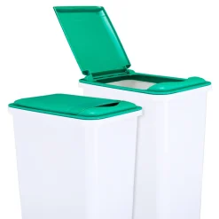 Sale Lid for 50-Quart Plastic Waste Container in Green Storage & Organization