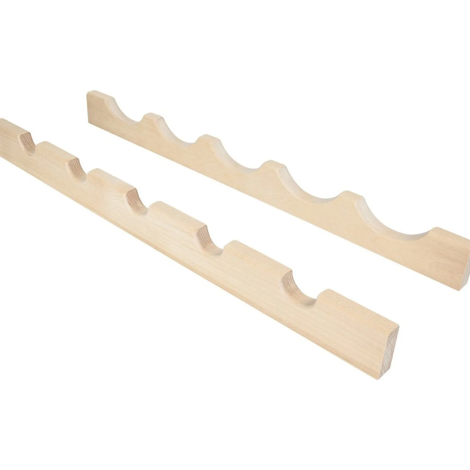 Clearance Maple Wine Bottle Rack Storage & Organization