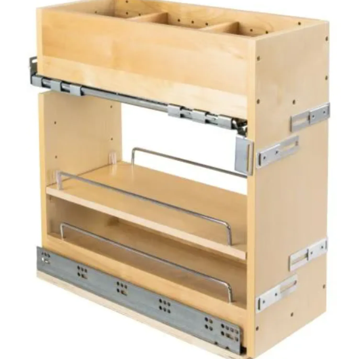 Clearance No Wiggle 8" Vanity-height Cabinet Pullout Storage & Organization