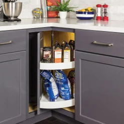 Hot Pie-Cut Plastic Lazy Susan Storage & Organization