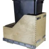 Sale Preassembled 50 Quart Single Pullout Waste Container System Storage & Organization