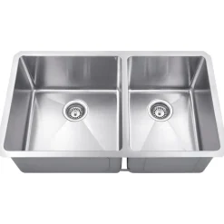 Best Rectangular Stainless Steel 16 Gauge Fabricated Kitchen Sink Stainless Steel Sinks|Double Bowl Sinks