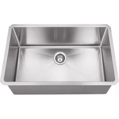 Discount Stainless Steel 16 Gauge Rectangular Fabricated Kitchen Sink Stainless Steel Sinks|Single Bowl Sinks