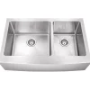 New Stainless Steel 16 Gauge Fabricated Farmhouse Kitchen Sink Drop-In / Top Mount Sinks|Stainless Steel Sinks