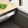 Discount Inteos SILGRANIT 33" Single Bowl Reversible Undermount Workstation Kitchen Sink Workstation Sinks|Single Bowl Sinks