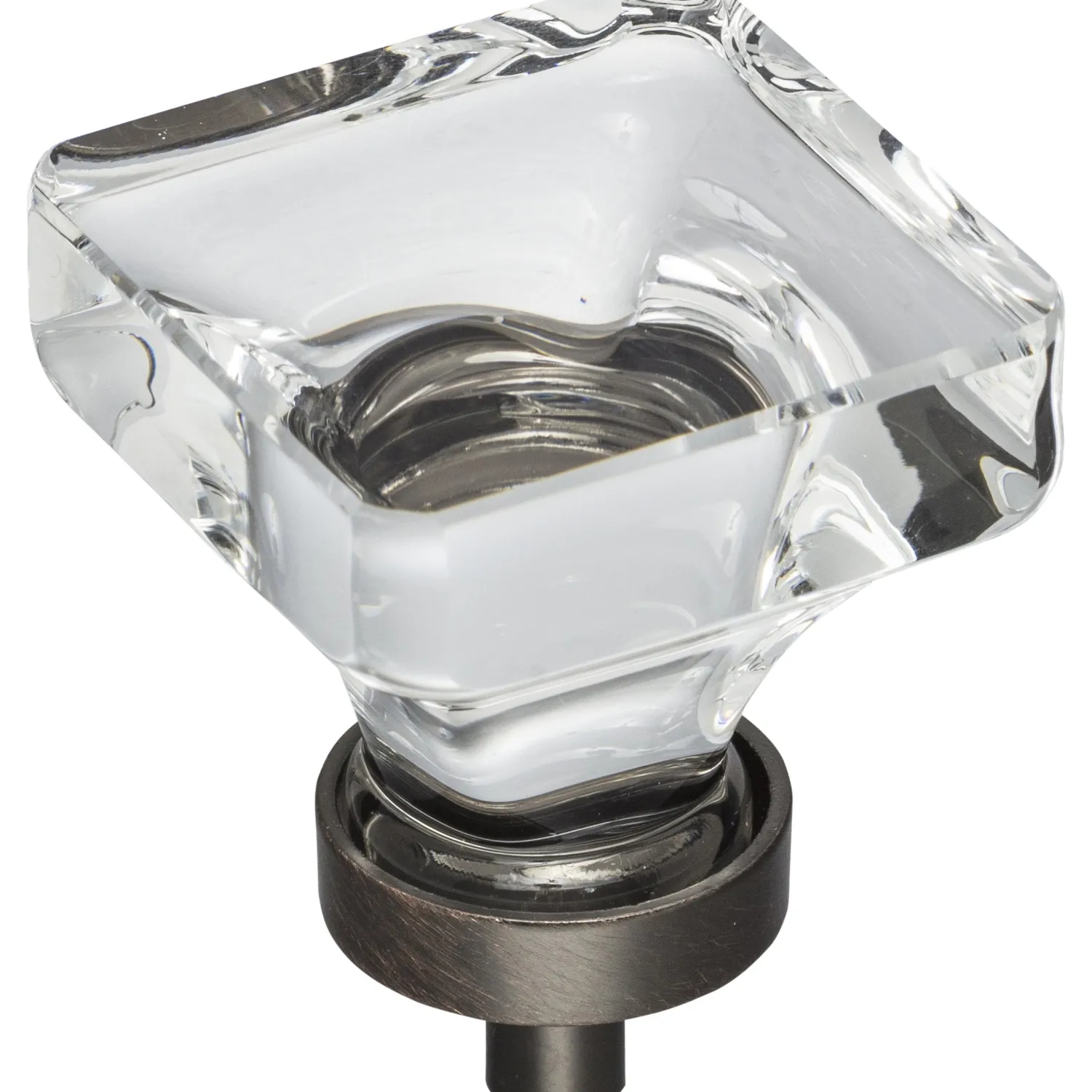 Hot Harlow Square Glass Knob Knobs