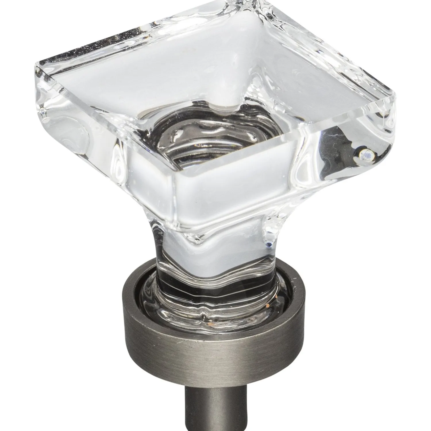 Hot Harlow Square Glass Knob Knobs