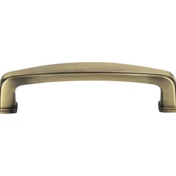 New Milan 1 4.25" Plain Square Cabinet Pull Pulls
