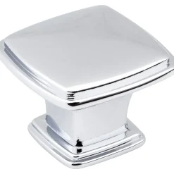 Clearance Milan 1 Plain Square Cabinet Knob Knobs