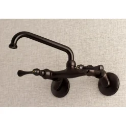 Clearance 6" Adjustable Center Wall Mount Laundry Faucet Wall Mount