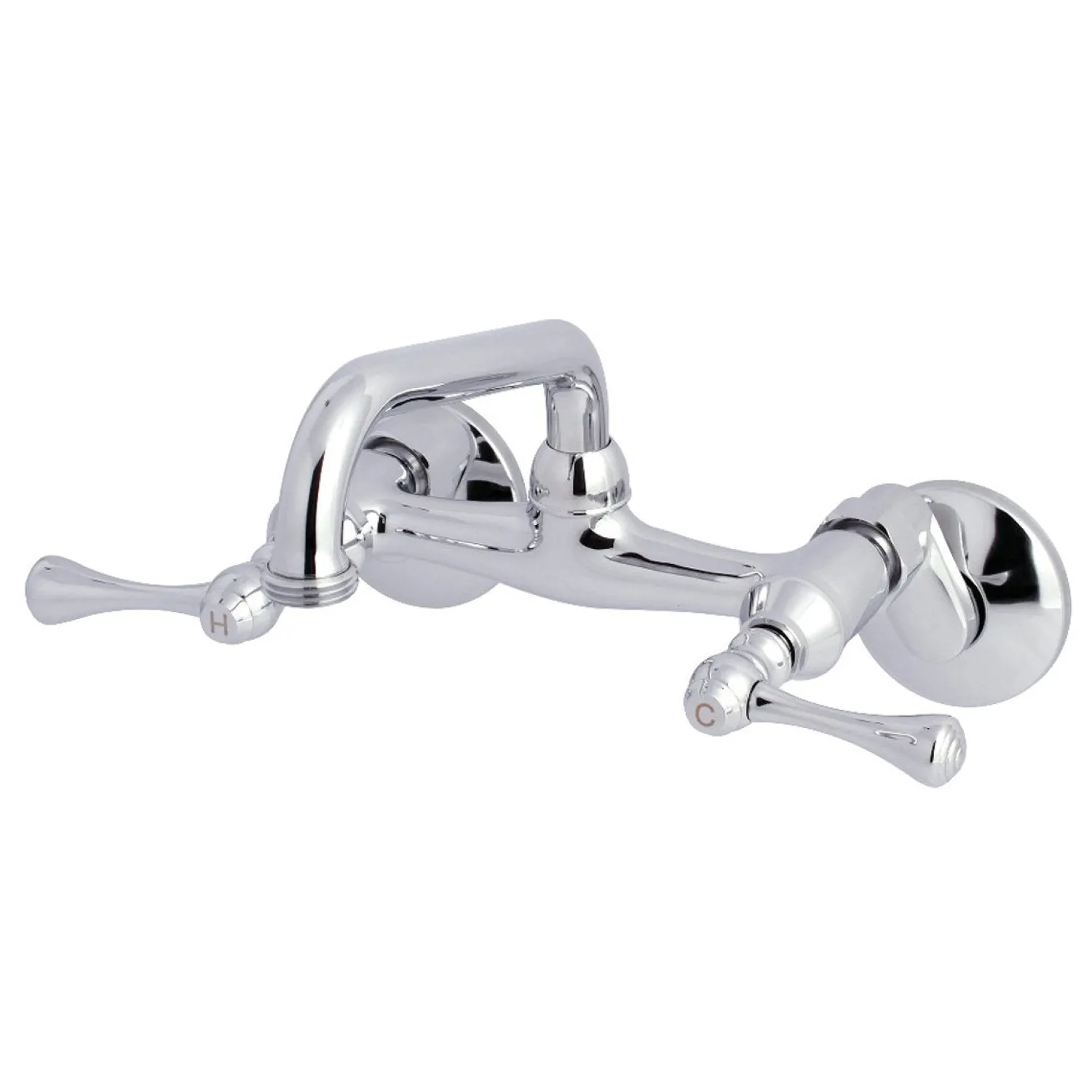 Clearance 6" Adjustable Center Wall Mount Laundry Faucet Wall Mount