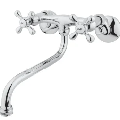 Hot Adjustable Center Wall Mount Bathroom Faucet Wall Mount