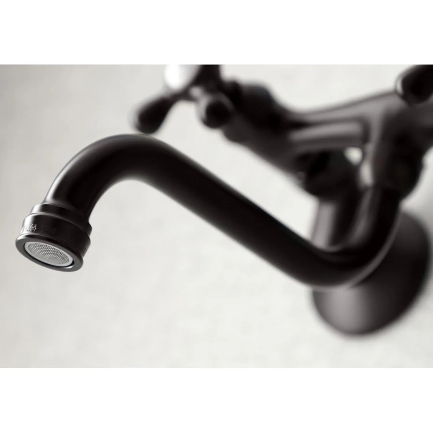 6" Adjustable Center Wall Mount Bathroom Faucet Wall Mount