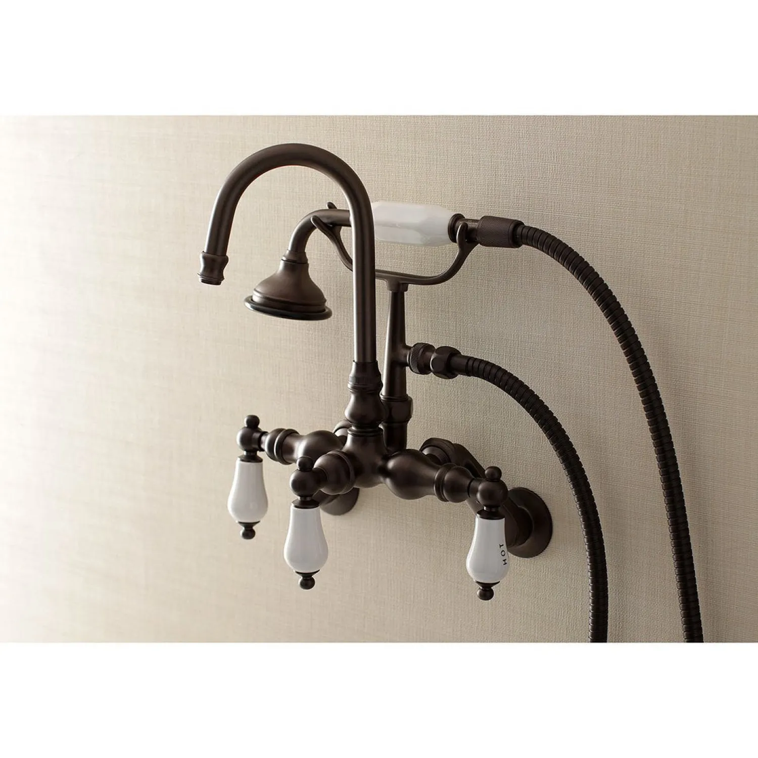 New AE303TX-P Aqua Vintage Wall Mount Clawfoot Tub Faucets Tub Faucets