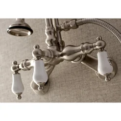 New AE303TX-P Aqua Vintage Wall Mount Clawfoot Tub Faucets Tub Faucets