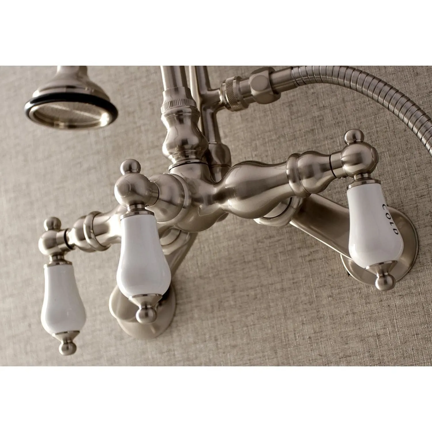 New AE303TX-P Aqua Vintage Wall Mount Clawfoot Tub Faucets Tub Faucets
