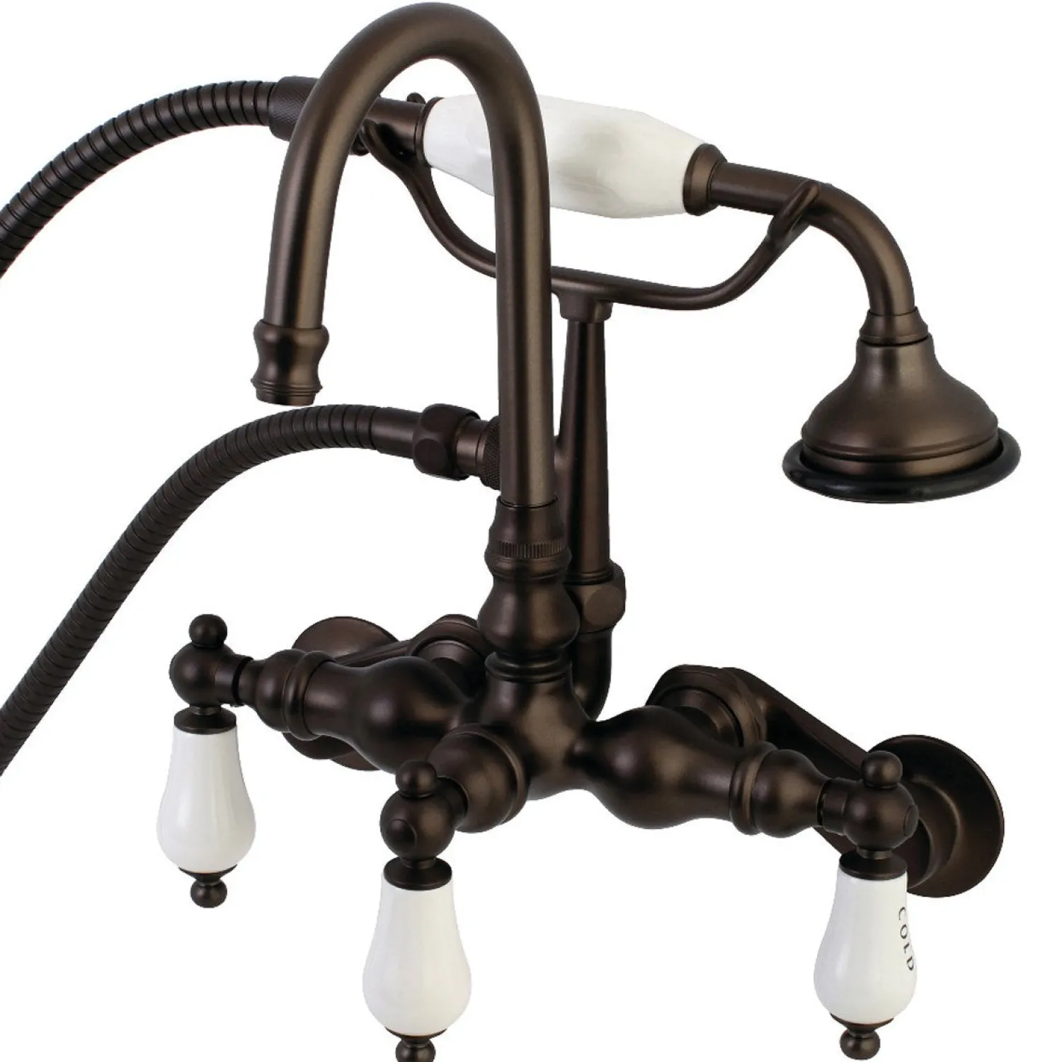 New AE303TX-P Aqua Vintage Wall Mount Clawfoot Tub Faucets Tub Faucets