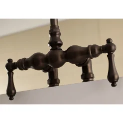 Outlet AE91TX-P Aqua Vintage 3-3/8-Inch Deck Mount Tub Faucet Tub Faucets