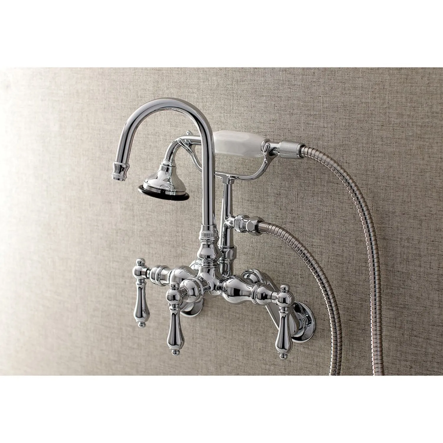 Outlet AE301TX-P Aqua Vintage Wall Mount Clawfoot Tub Faucets Tub Faucets