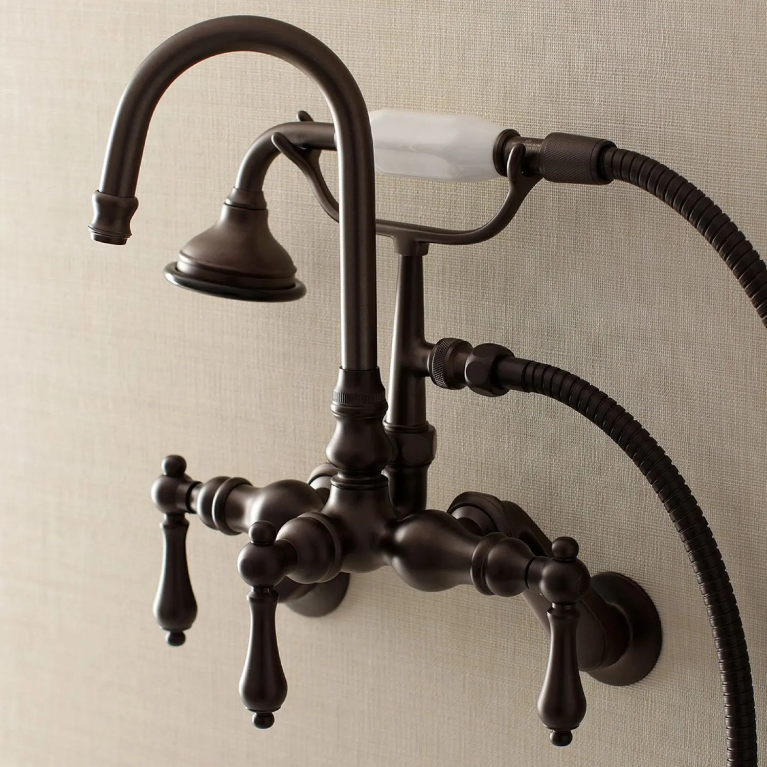 Outlet AE301TX-P Aqua Vintage Wall Mount Clawfoot Tub Faucets Tub Faucets