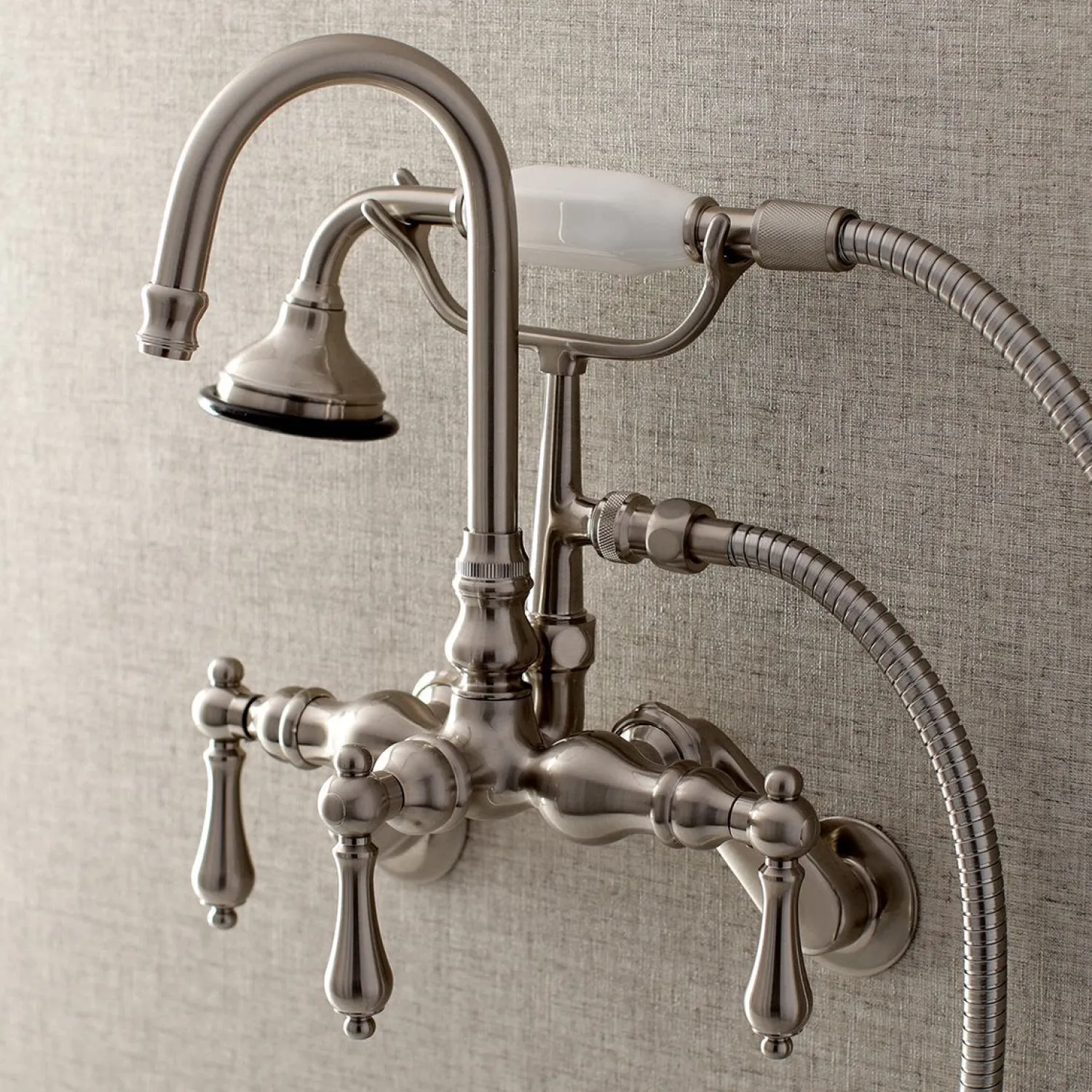 Outlet AE301TX-P Aqua Vintage Wall Mount Clawfoot Tub Faucets Tub Faucets