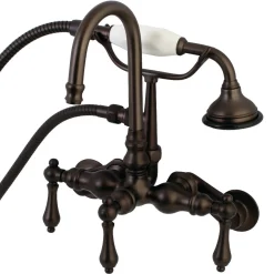 Outlet AE301TX-P Aqua Vintage Wall Mount Clawfoot Tub Faucets Tub Faucets