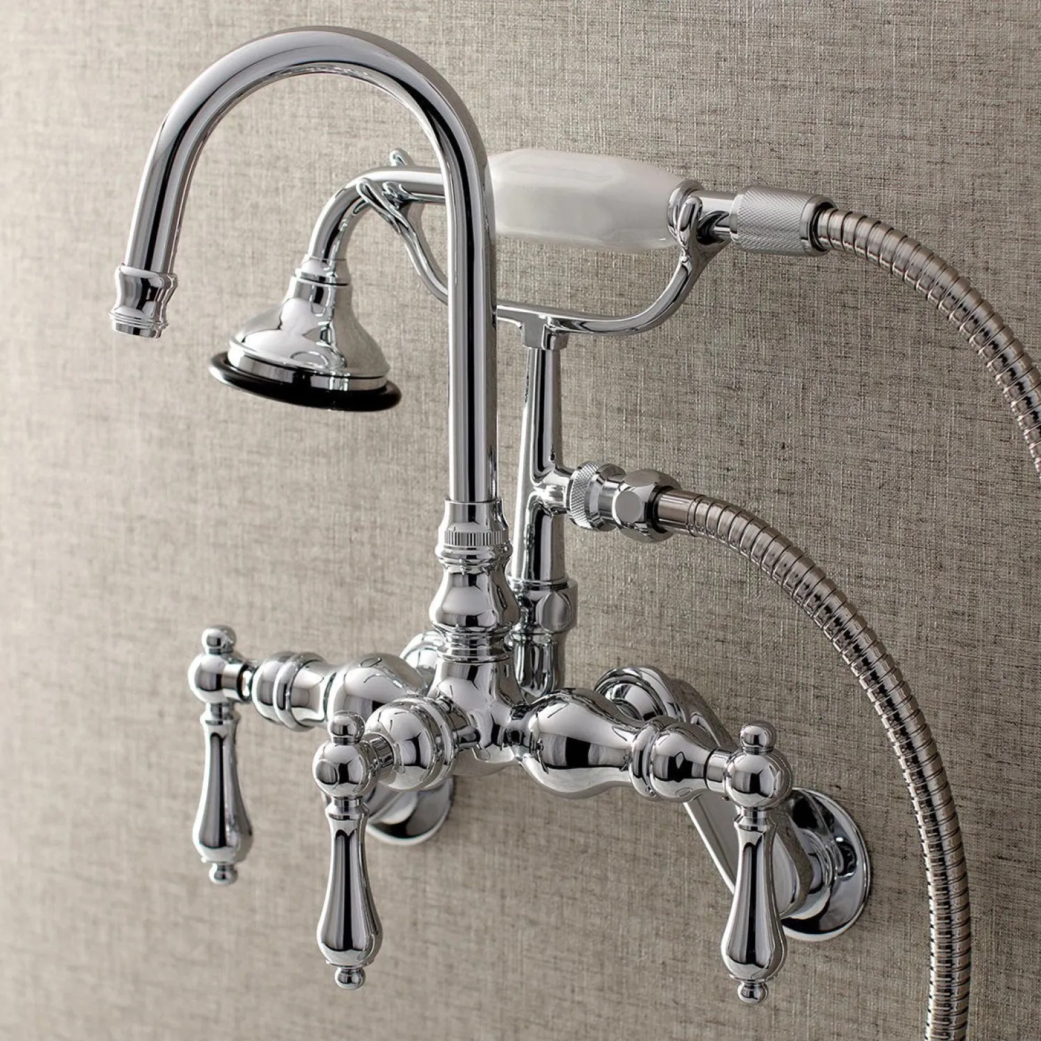 Outlet AE301TX-P Aqua Vintage Wall Mount Clawfoot Tub Faucets Tub Faucets
