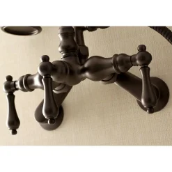 Outlet AE301TX-P Aqua Vintage Wall Mount Clawfoot Tub Faucets Tub Faucets