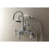 Best AE305TX-P Aqua Vintage Wall Mount Clawfoot Tub Faucets Tub Faucets