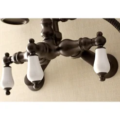 Best AE305TX-P Aqua Vintage Wall Mount Clawfoot Tub Faucets Tub Faucets