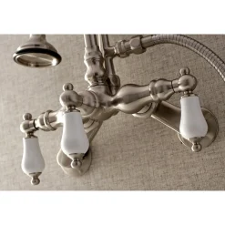 Best AE305TX-P Aqua Vintage Wall Mount Clawfoot Tub Faucets Tub Faucets